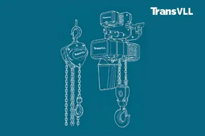 TransVLL chain hoist and electric hoist line drawings